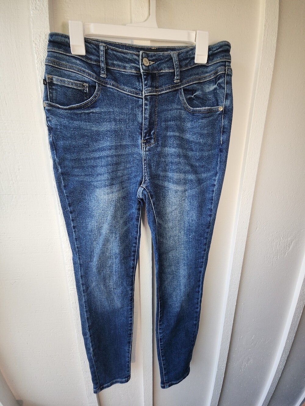JUDY BLUE LOS ANGELES SKINNY FIT Slim Fit Blue Denim Jeans Strech Size 11/30